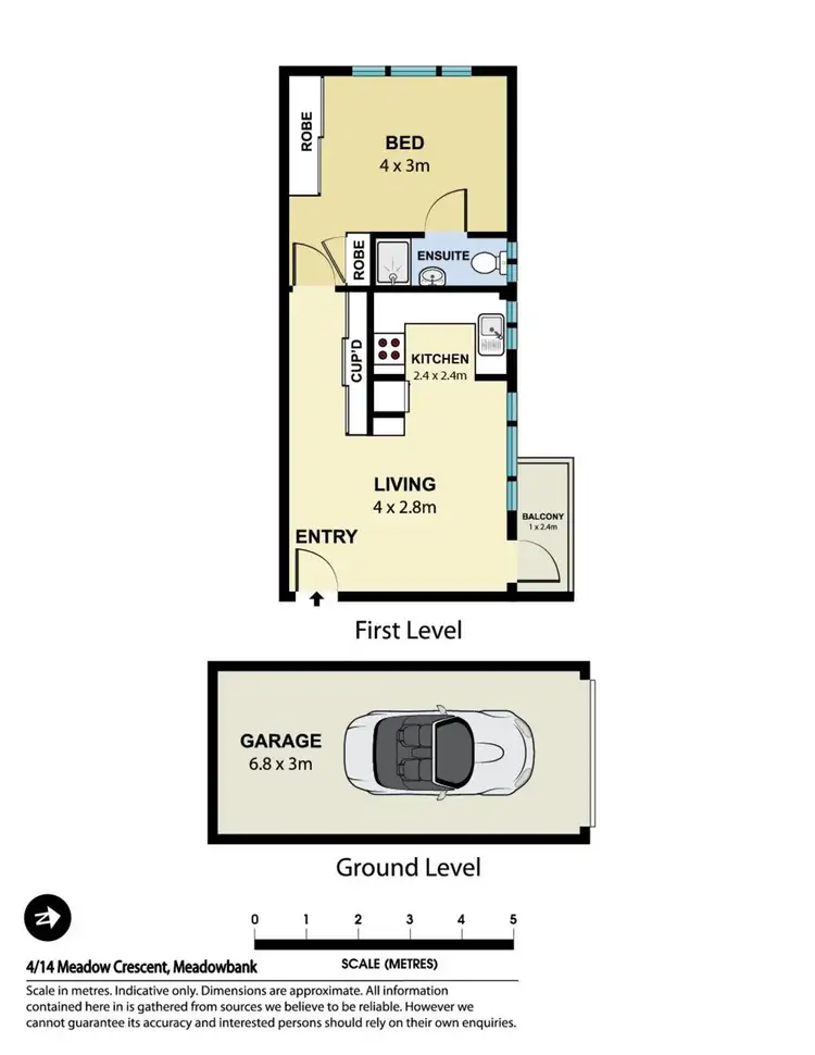 Floorplan of Homely unit listing, Unit 4/14 Meadow Crescent, Meadowbank NSW 2114