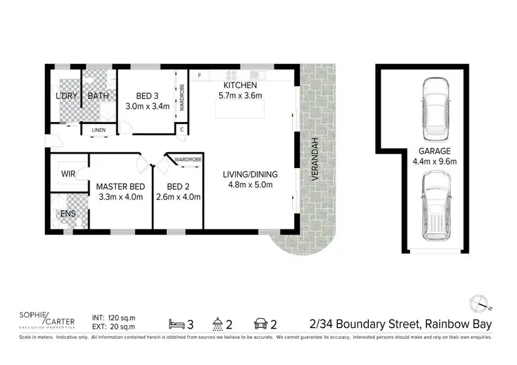 Floorplan of Homely unit listing, 2/34 Boundary Street, Tweed Heads NSW 2485