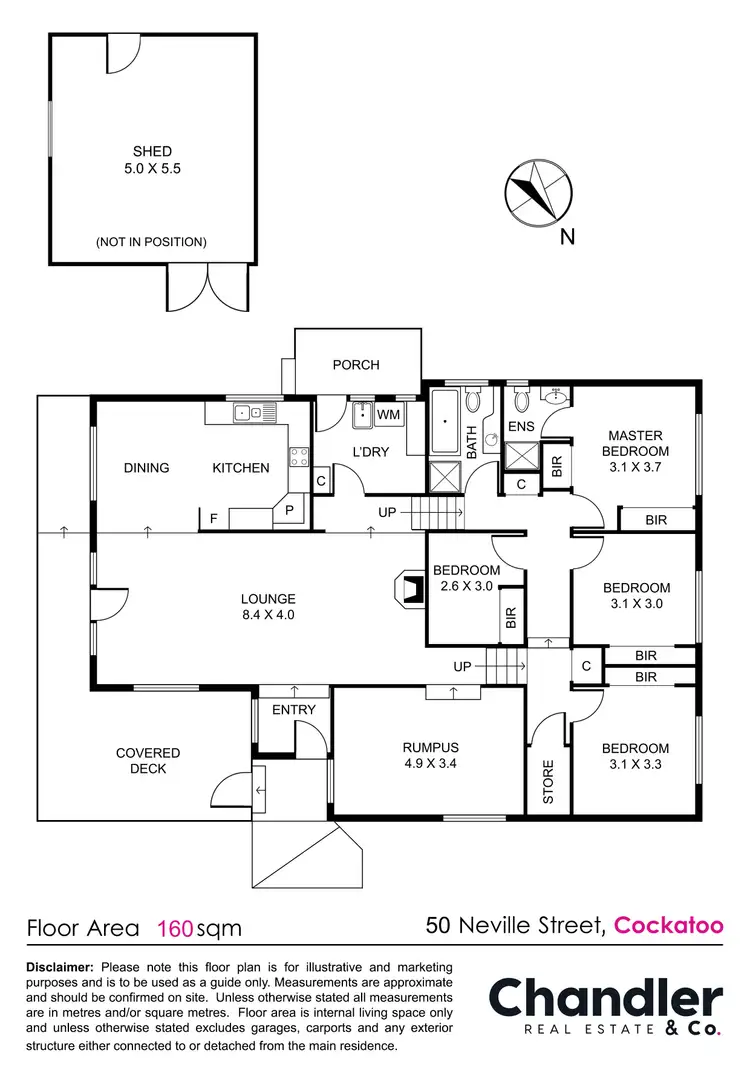 Floorplan of Homely house listing, 50 Neville Street, Cockatoo VIC 3781