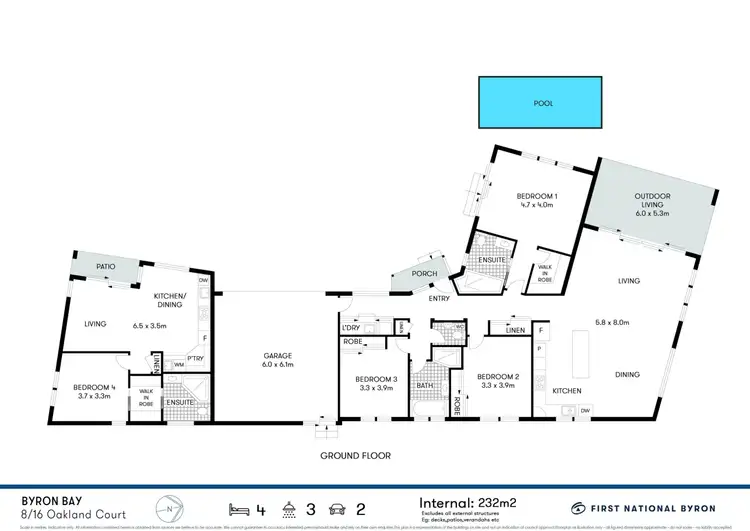 Floorplan of Homely house listing, 8/16 Oakland Court, Byron Bay NSW 2481