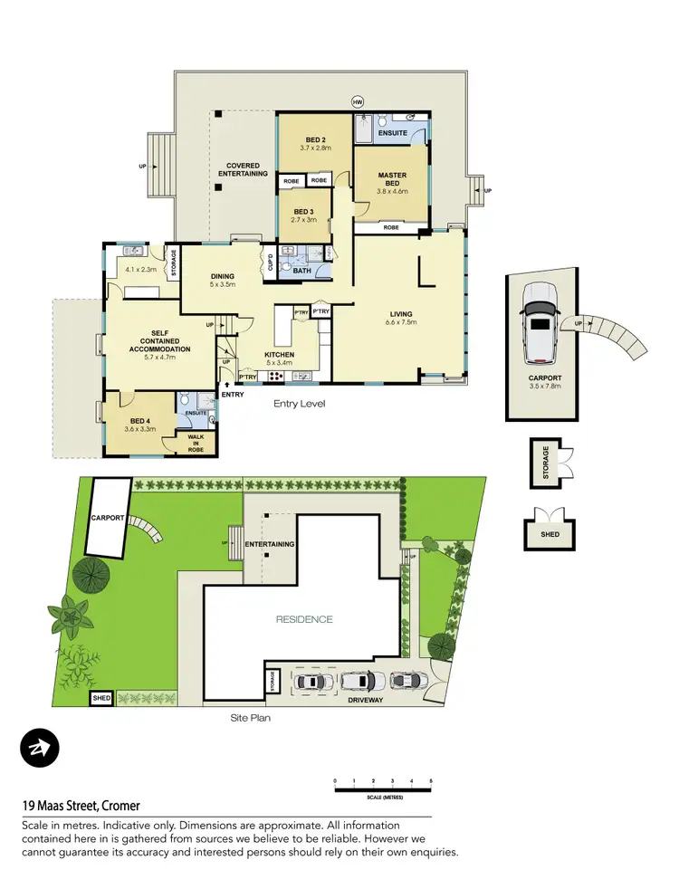 Floorplan of Homely house listing, 19 Maas Street, Cromer NSW 2099