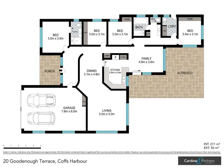 Floorplan of Homely house listing, 20 Goodenough Terrace, Coffs Harbour NSW 2450