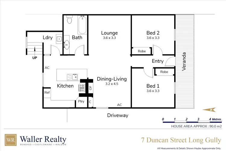 Floorplan of Homely house listing, 7 Duncan Street, Long Gully VIC 3550