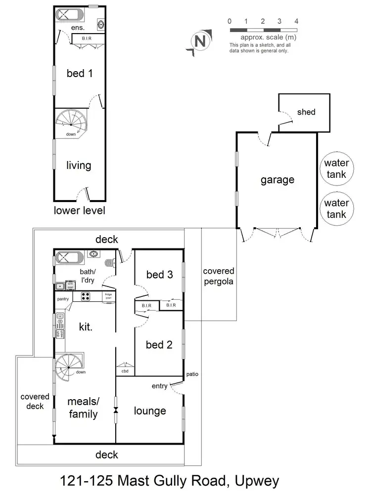 Floorplan of Homely house listing, 121-125 Mast Gully Road, Upwey VIC 3158