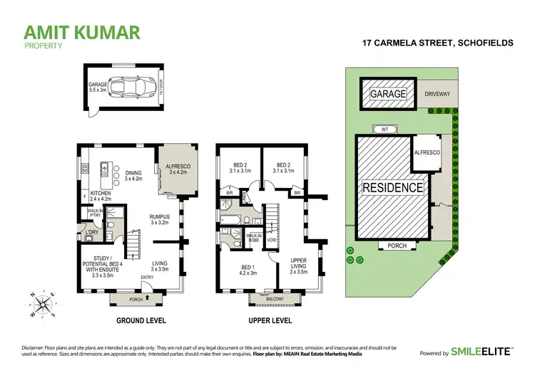 Floorplan of Homely house listing, 17 Carmela Street, Schofields NSW 2762