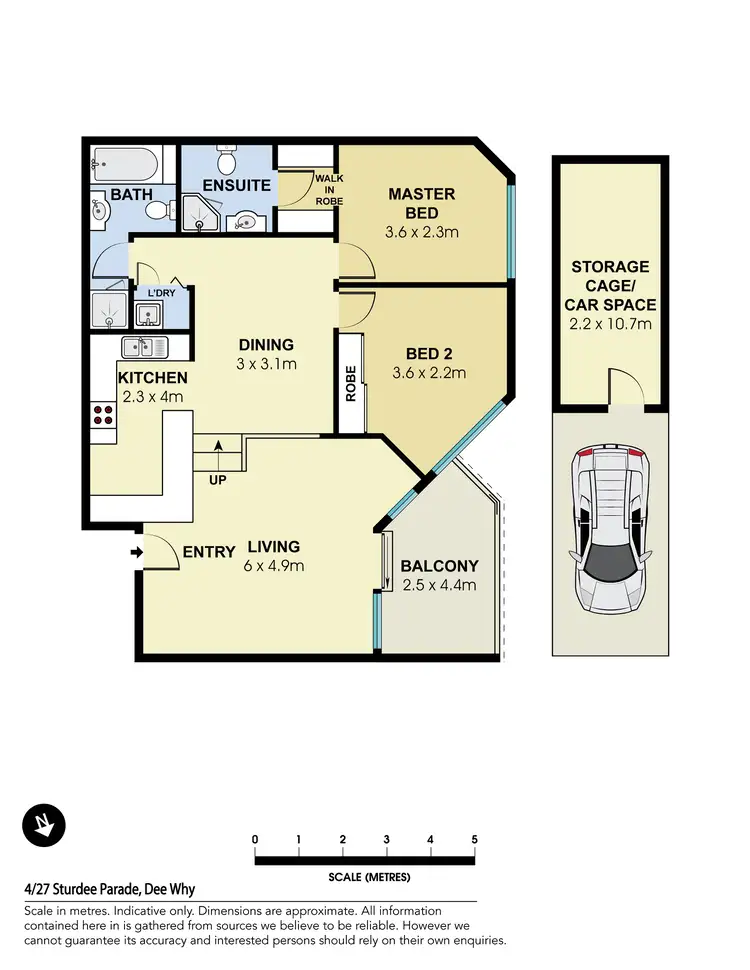 Floorplan of Homely apartment listing, 4/27-29 Sturdee Parade, Dee Why NSW 2099