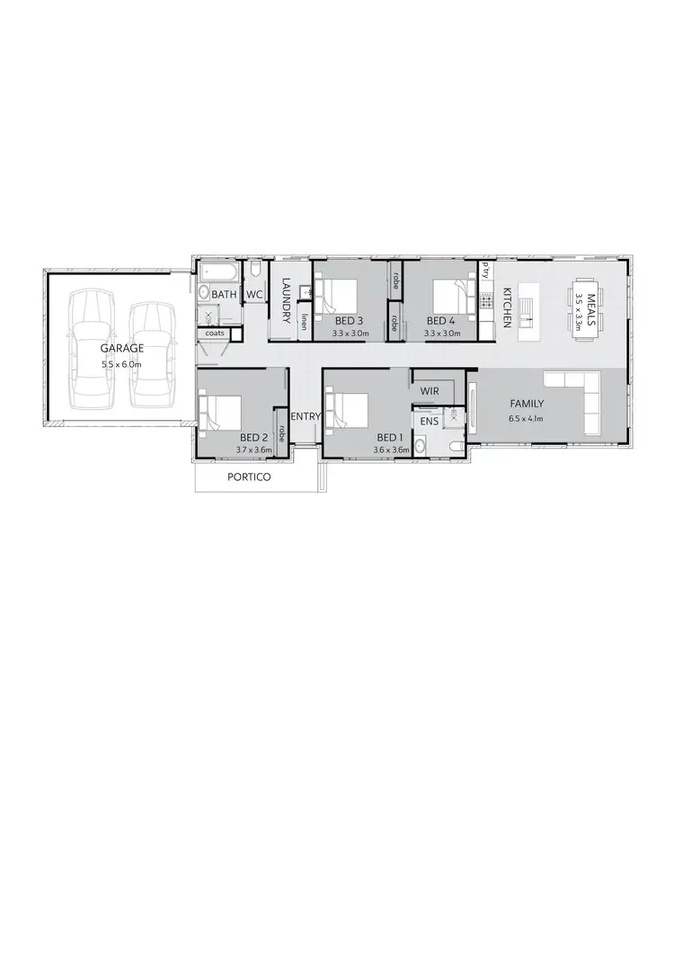 Floorplan of Homely house listing, 5 Adrianus Street, Alfredton VIC 3350