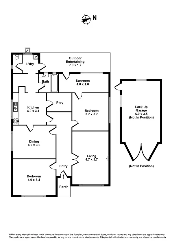 Floorplan of Homely house listing, 47 Angus Avenue, Altona North VIC 3025