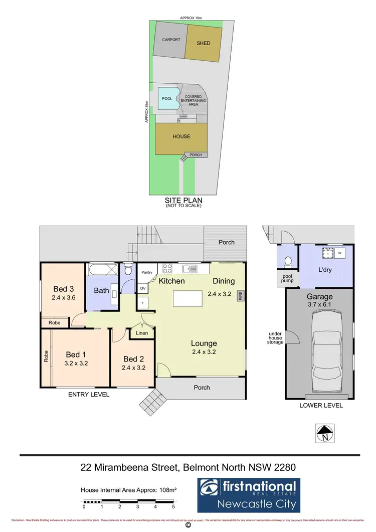 Floorplan of Homely house listing, 22 Mirambeena Street, Belmont North NSW 2280