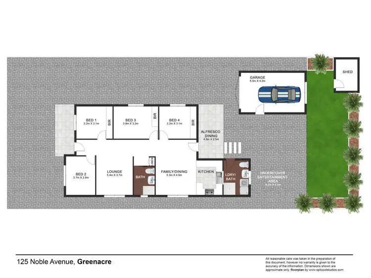 Floorplan of Homely house listing, 125 Noble Avenue, Greenacre NSW 2190