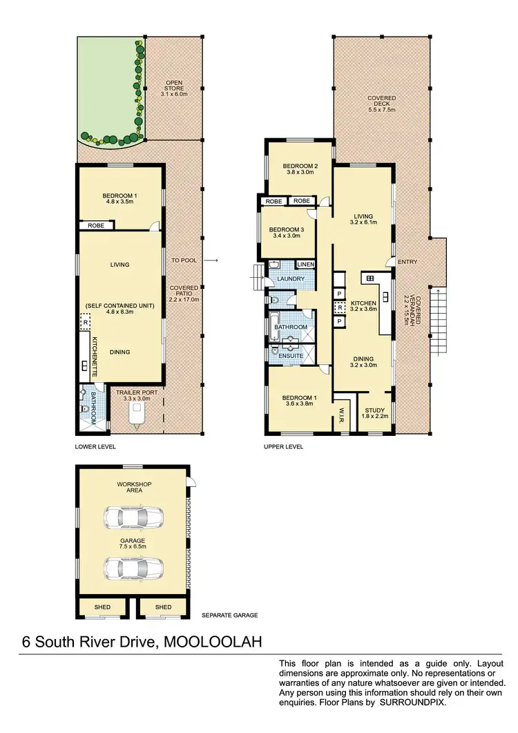 Floorplan of Homely house listing, 6 South River Drive, Mooloolah Valley QLD 4553