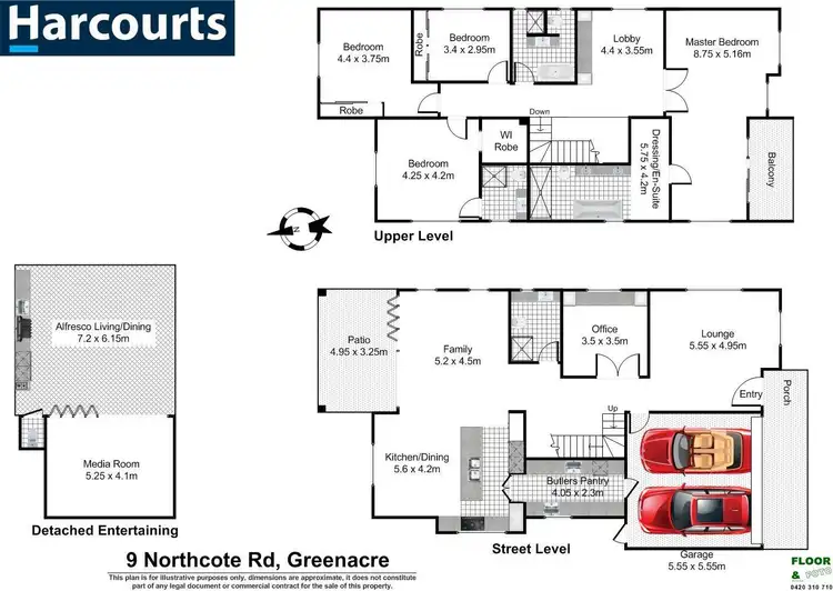 Floorplan of Homely house listing, 9 Northcote Road, Greenacre NSW 2190