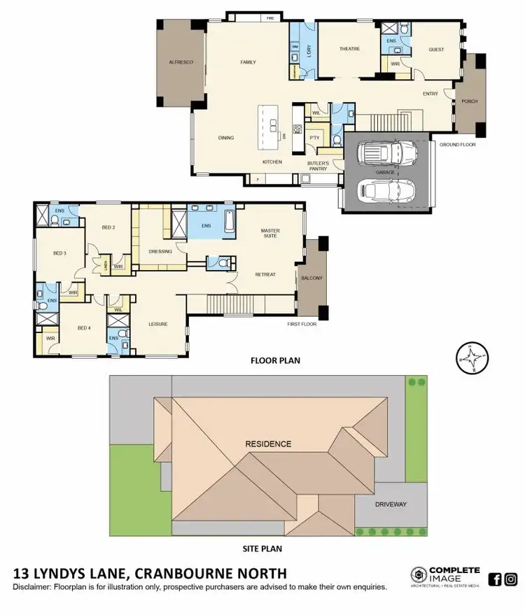 Floorplan of Homely house listing, 13 Lyndys Lane, Cranbourne North VIC 3977
