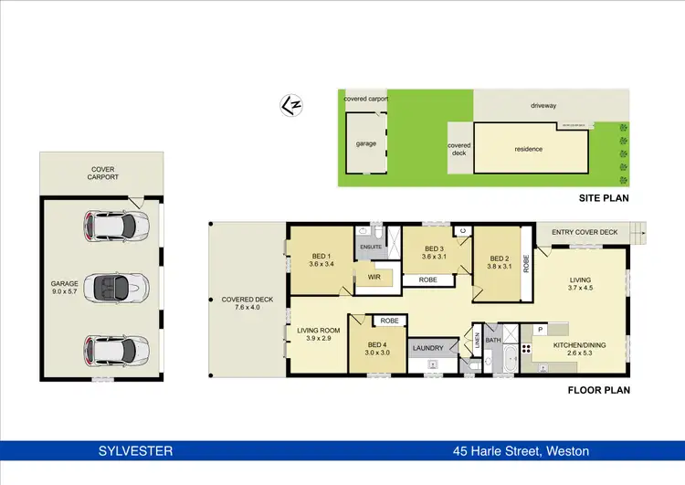 Floorplan of Homely house listing, 45 Harle Street, Weston NSW 2326