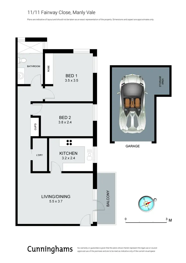 Floorplan of Homely unit listing, 11/11 Fairway Close, Manly Vale NSW 2093