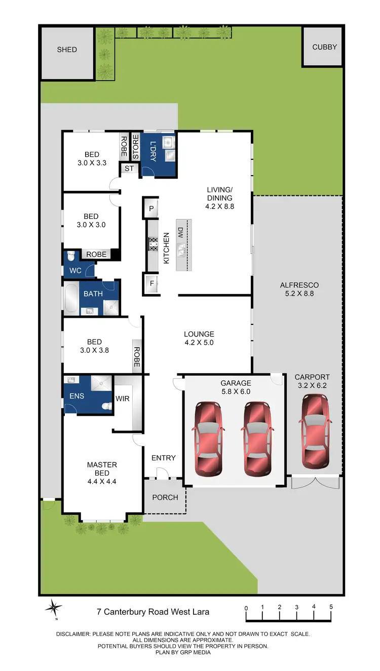 Floorplan of Homely house listing, 7 Canterbury Road West, Lara VIC 3212