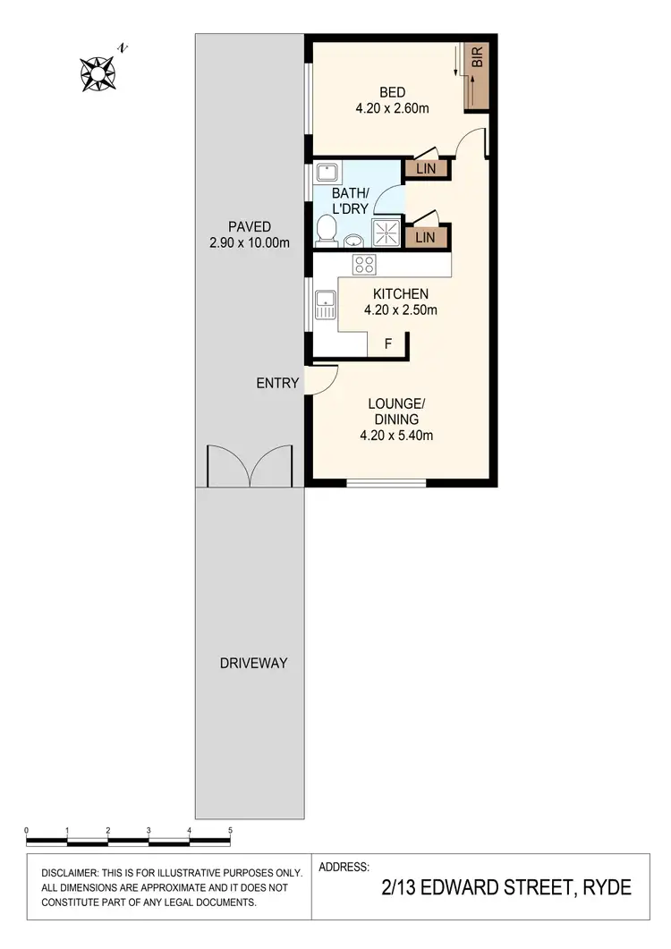 Floorplan of Homely apartment listing, 2/13 Edward Street, Ryde NSW 2112