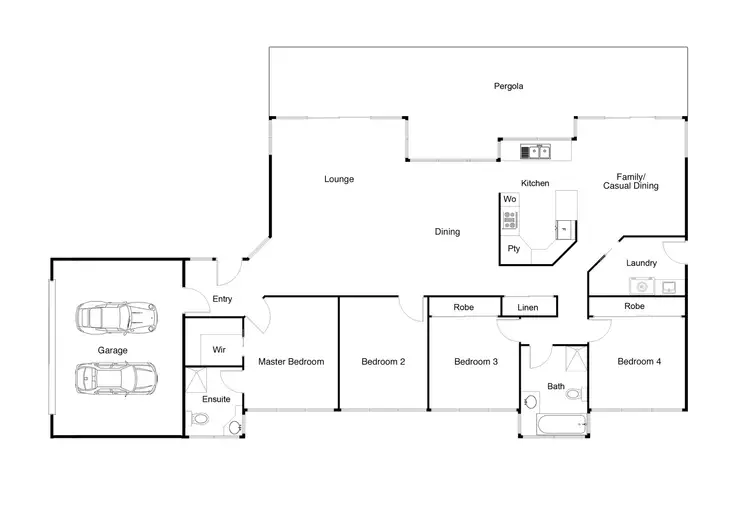 Floorplan of Homely house listing, 10 Sentry Crescent, Palmerston ACT 2913