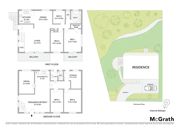 Floorplan of Homely house listing, 14 Gooraway Place, Berowra Heights NSW 2082