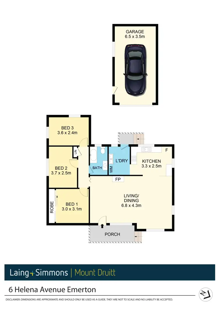 Floorplan of Homely house listing, 6 Helena Avenue, Emerton NSW 2770