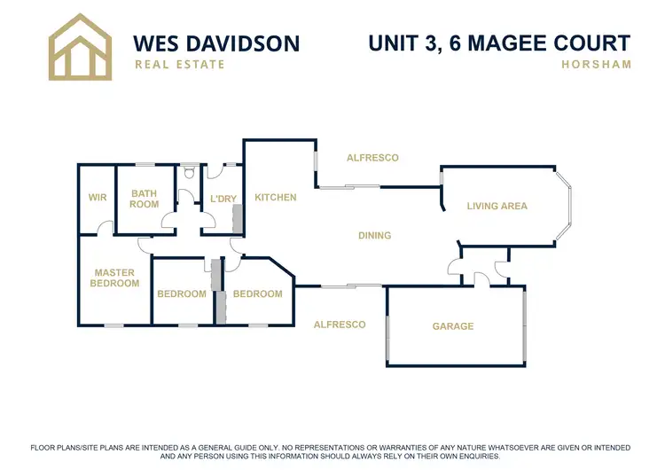 Floorplan of Homely townhouse listing, 3/6 Magee Court, Horsham VIC 3400