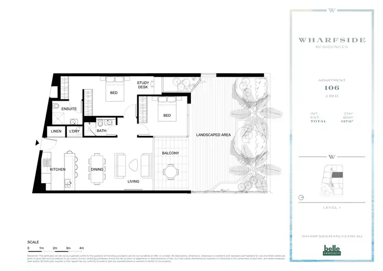 Floorplan of Homely apartment listing, 106/2 West Promenade, Manly NSW 2095