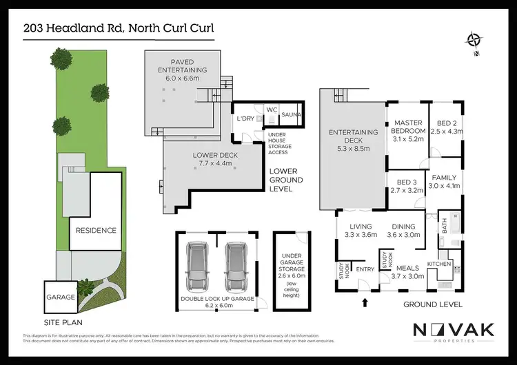Floorplan of Homely house listing, 203 Headland Road, North Curl Curl NSW 2099