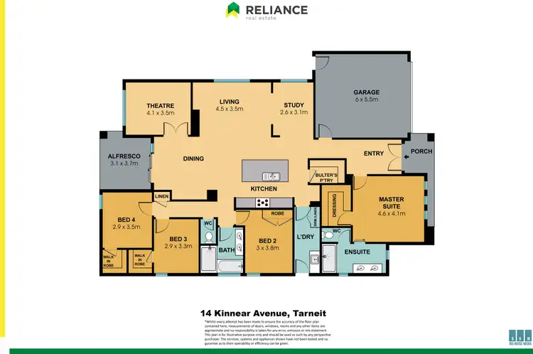 Floorplan of Homely house listing, 14 Kinnear Avenue, Tarneit VIC 3029