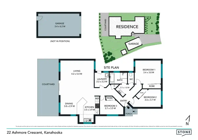 Floorplan of Homely house listing, 22 Ashmore Crescent, Kanahooka NSW 2530