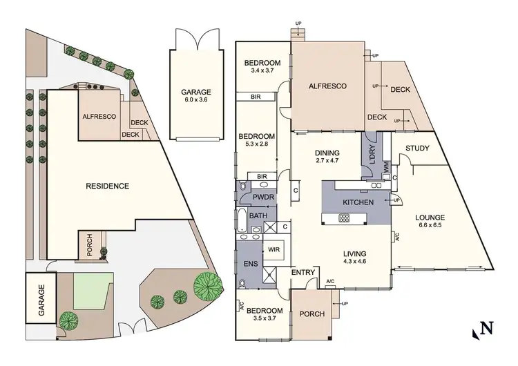 Floorplan of Homely house listing, 4 Birch Grove, Frankston VIC 3199