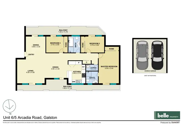 Floorplan of Homely apartment listing, 6/5 Arcadia Road, Galston NSW 2159