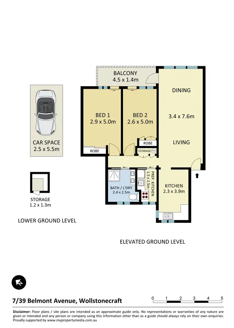 Floorplan of Homely apartment listing, 7/39 Belmont Avenue, Wollstonecraft NSW 2065