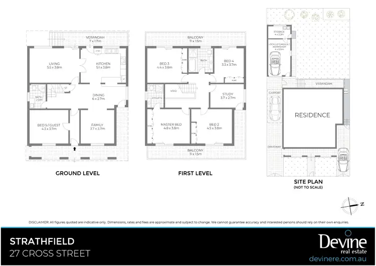 Floorplan of Homely house listing, 27 Cross Street, Strathfield NSW 2135