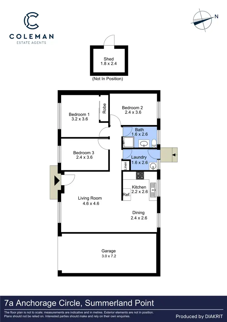 Floorplan of Homely house listing, 7a Anchorage Circle, Summerland Point NSW 2259