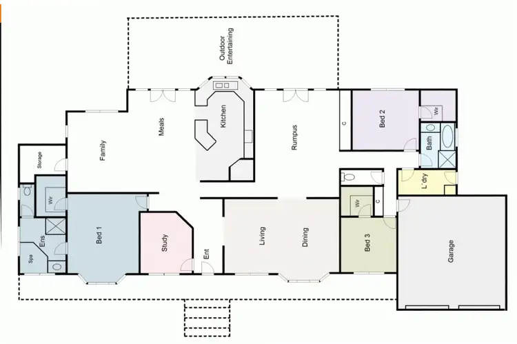 Floorplan of Homely house listing, 39 Madden Road, Cardigan Village VIC 3352