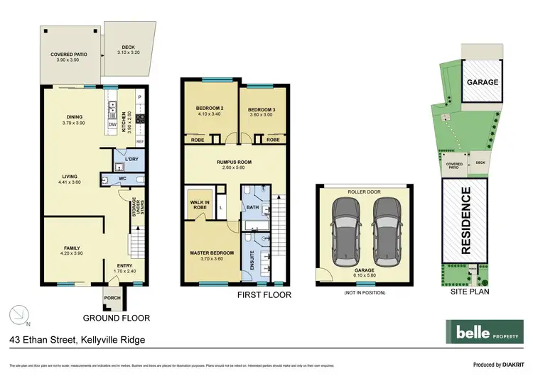 Floorplan of Homely house listing, 43 Ethan Street, Kellyville Ridge NSW 2155