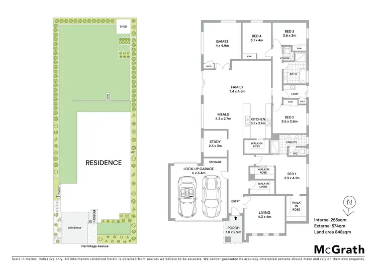 Floorplan of Homely house listing, 103 Hermitage Avenue, Mount Clear VIC 3350