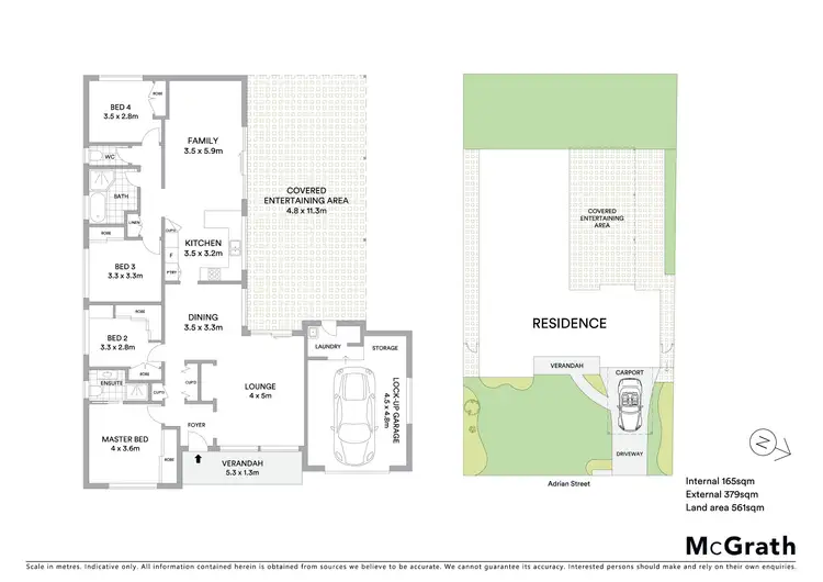 Floorplan of Homely house listing, 28 Adrian Street, Macquarie Fields NSW 2564