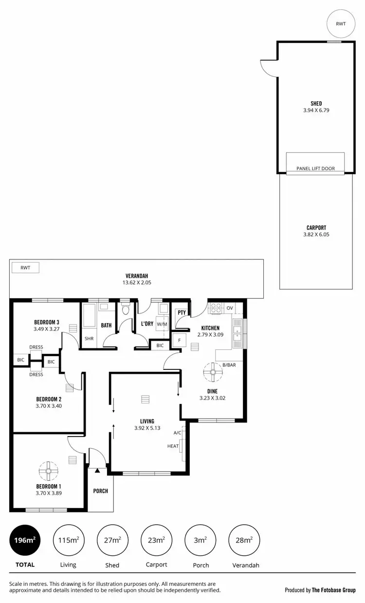 Floorplan of Homely house listing, 27 Trenton Terrace, Pooraka SA 5095