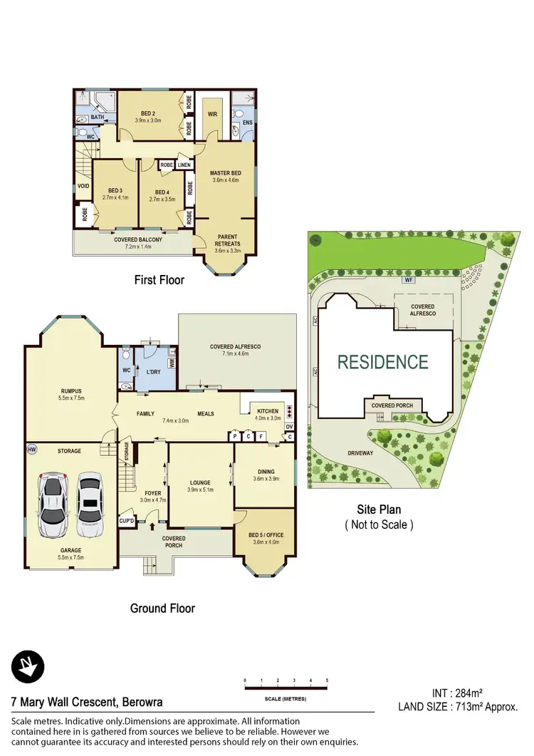Floorplan of Homely house listing, 7 Mary Wall Crescent, Berowra NSW 2081