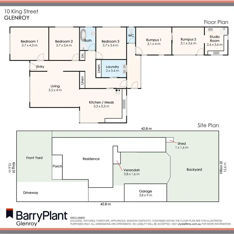 Floorplan of Homely house listing, 10 King Street, Glenroy VIC 3046