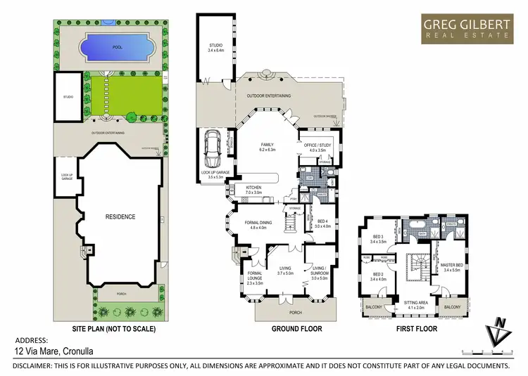 Floorplan of Homely house listing, 12 Via Mare, Cronulla NSW 2230