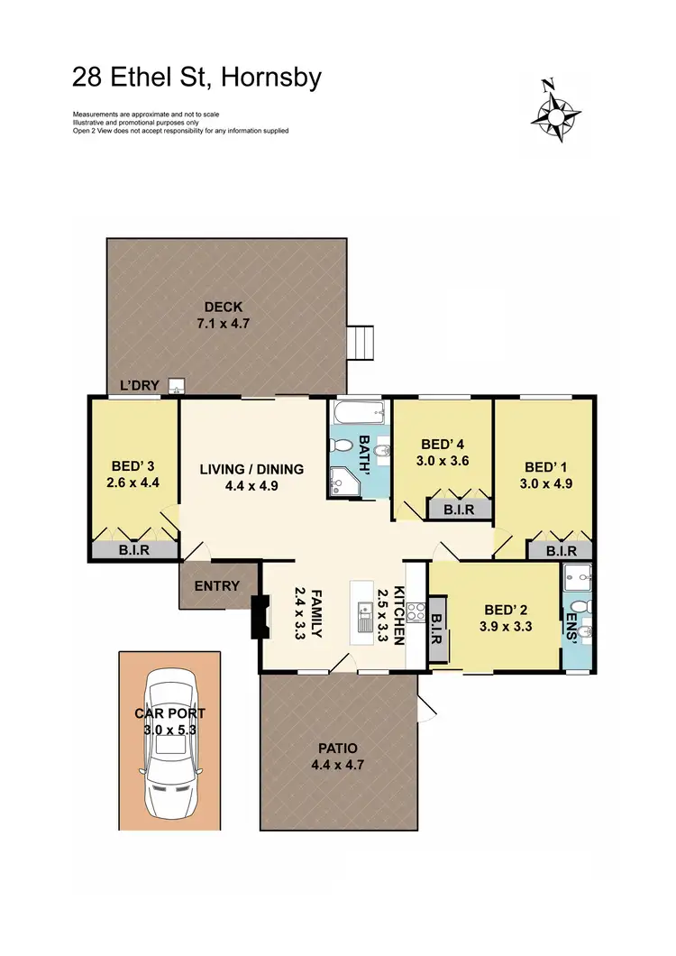 Floorplan of Homely house listing, 28 Ethel Street, Hornsby NSW 2077