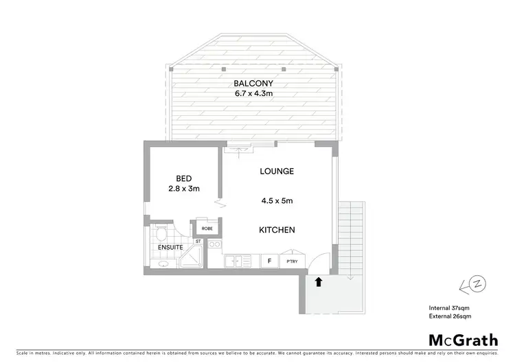 Floorplan of Homely unit listing, 7/1 Mitchell Parade, Mollymook Beach NSW 2539