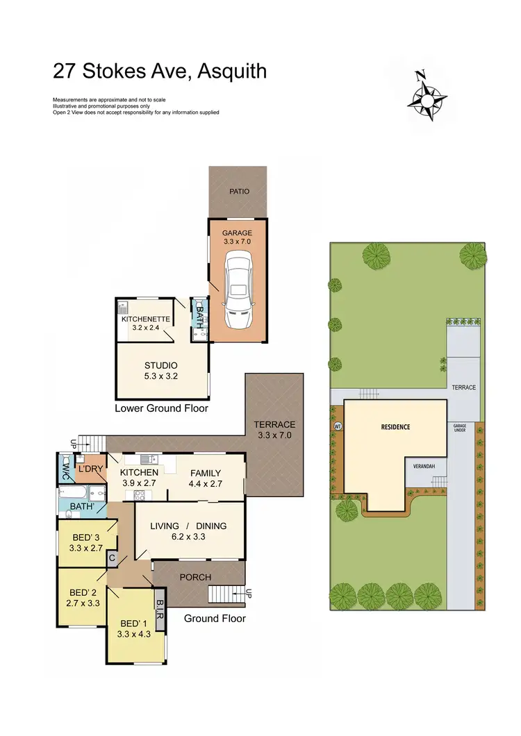 Floorplan of Homely house listing, 27 Stokes Avenue, Asquith NSW 2077