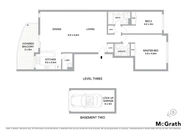 Floorplan of Homely unit listing, 12/45 Walkers Drive, Lane Cove NSW 2066