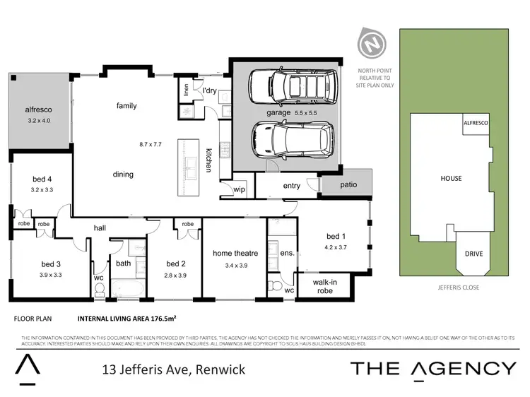 Floorplan of Homely house listing, 13 Jefferis Avenue, Renwick NSW 2575
