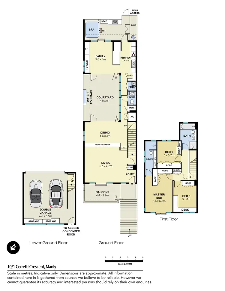 Floorplan of Homely unit listing, 10/1 Cerretti Crescent, Manly NSW 2095