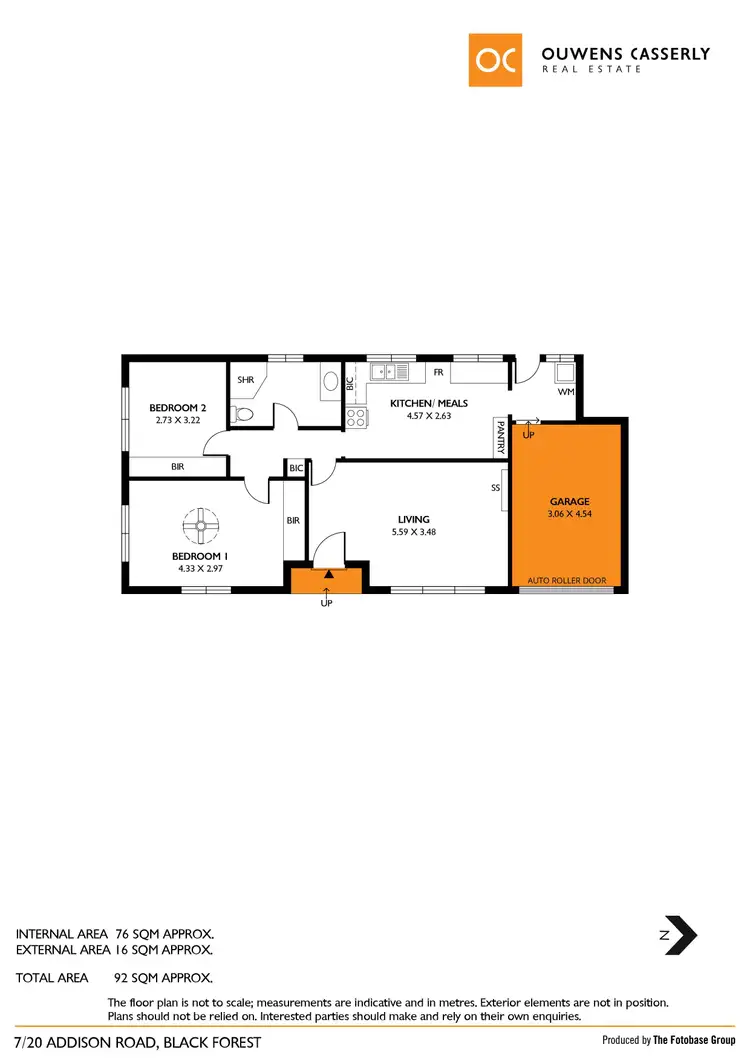 Floorplan of Homely unit listing, 7/20 Addison Road, Black Forest SA 5035