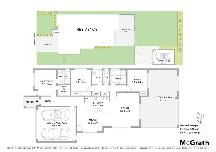 Floorplan of Homely house listing, 12 Coventry Street, Miners Rest VIC 3352